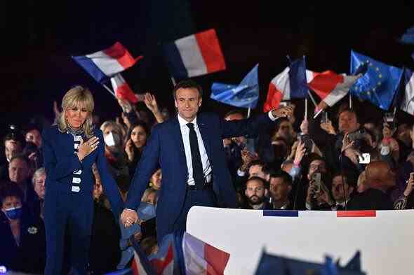 Emmanuel und Brigitte Macron 