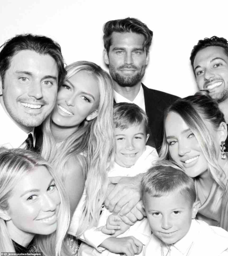 There were plenty of photo booth moments over the weekend, including one which saw Paulina (center) posing with friends and family including her two sons, as well as Scott Shilstone, Jeremy Cohen, Matt Forssman, Kristina Melnichenko, and sister-in-law Sara Gretzky
