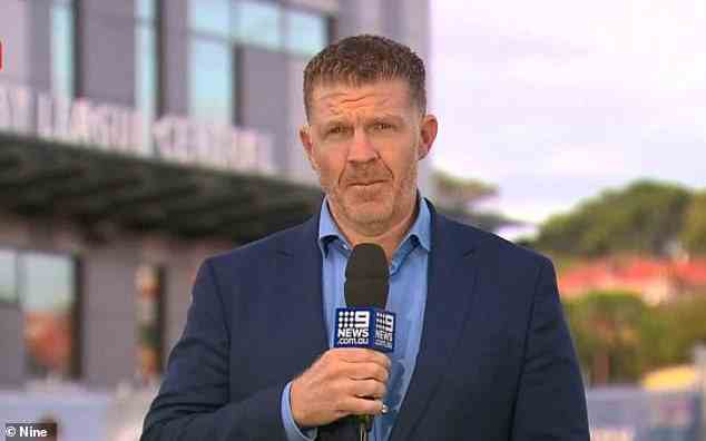 Rugby league journalist Danny Weidler (pictured) broke the news of the couple's separation