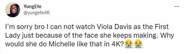 „Ich liebe Viola Davis, aber das gesamte Team hinter all dem sollte gefeuert werden“, sagte ein Twitter-Nutzer