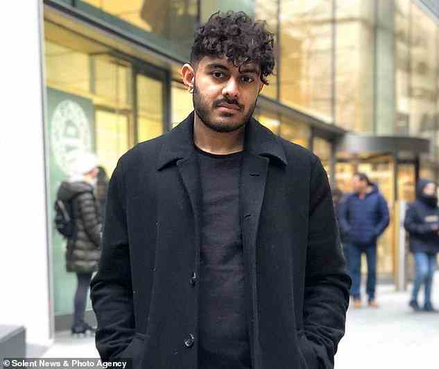 Jay Patel (pictured), 26, was sacked by his boss who told him he is 'too demanding like his generation of millennials', he sued and won a disability case against her