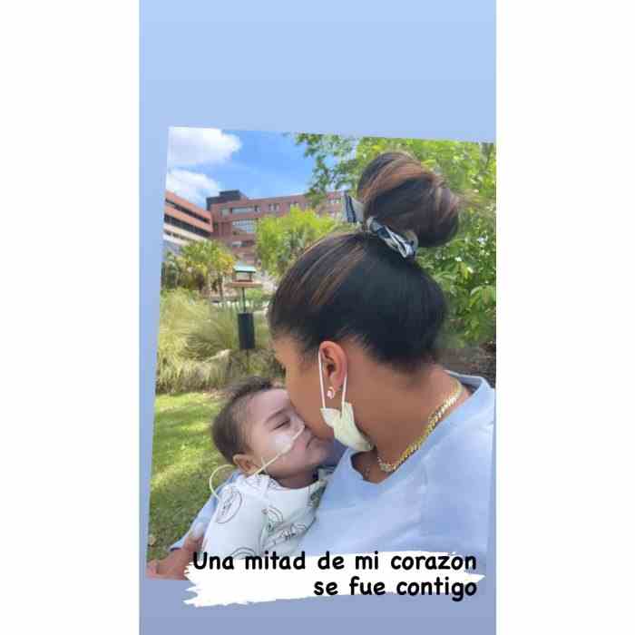 90-Tage-Verlobte Anny Francisco teilt emotionales Foto, in dem sie den verstorbenen Sohn Adriel küsst: „Die Hälfte meines Herzens“ ist weg