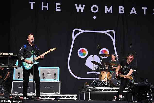 Debüt: Es wird das erste Mal bei Spilled Milk für die Liverpooler Rocker The Wombats sein (im Bild 2019)