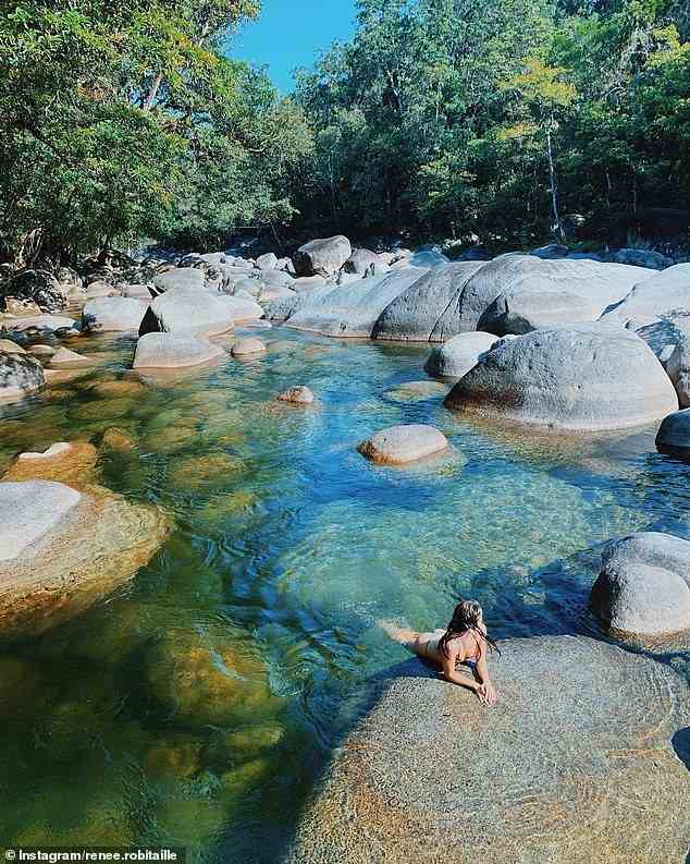 Abenteuerlustige Australier haben eine unglaubliche Schlucht mit kristallklaren Schwimmlöchern im Daintree-Regenwald als neues Reise-Must-See bezeichnet
