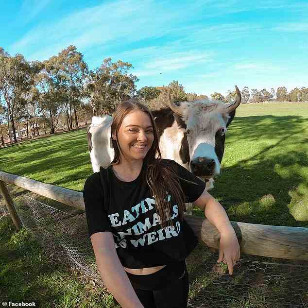 Die Veganerin und Tierschützerin Tash Peterson ist bekannt für ihre wilden öffentlichen Proteste