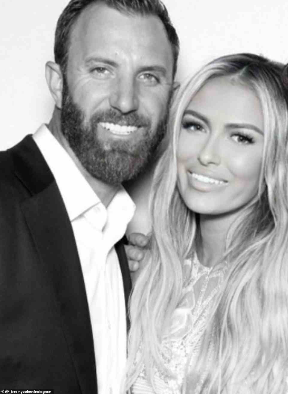 The happy couple! Paulina Gretzy and Dustin Johnson tied the knot in a lavish ceremony in Tennessee this weekend - and their guests have now shared a glimpse inside the celebration on social media