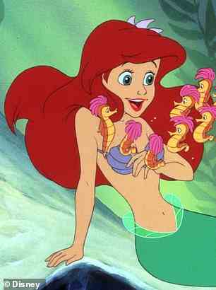 Wow: Katy hat den Cartoon Ariel aus dem Disney-Film von 1989 perfekt kanalisiert