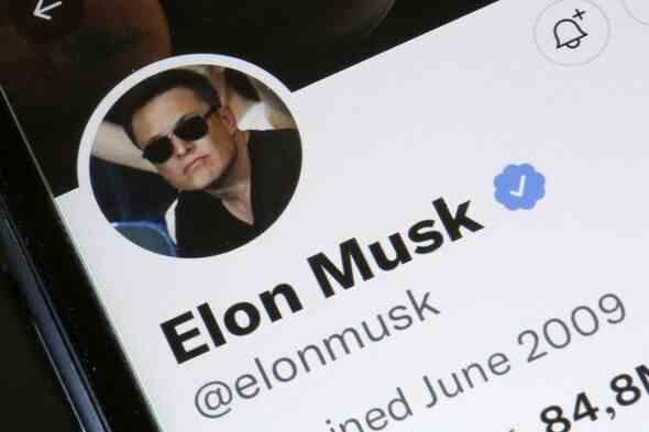 Elon Musks Twitter-Account