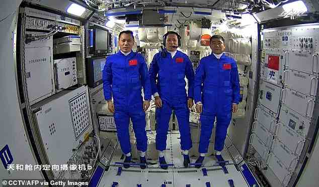 Chinese authorities say plans for the station, once fully assembled, include inviting space tourists and astronauts from other space agencies to visit, as well as linking up the station to become the control center for a powerful space telescope