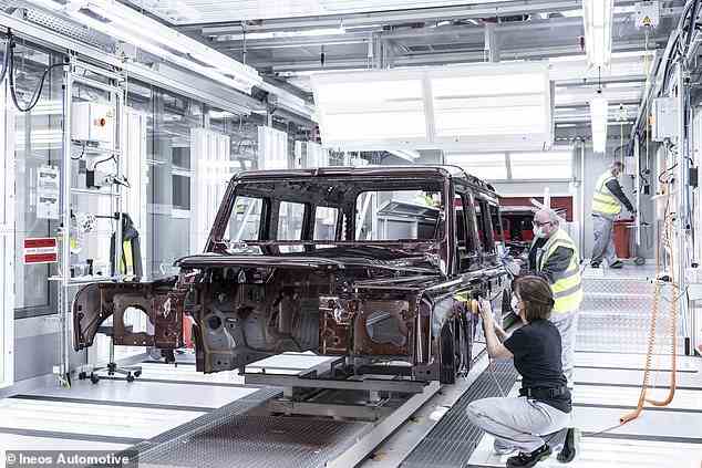 Bosses at Ineos Automotive said the plant is now 'Grenadier ready' as aims to start mass production this summer