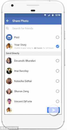 Facebook added Stories in March