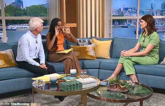 Philip Schofield und Rochelle Humes (Bild links) gaben an, dass sie sich auf die Ausstrahlung von Ellies Show am 13. Mai freuen