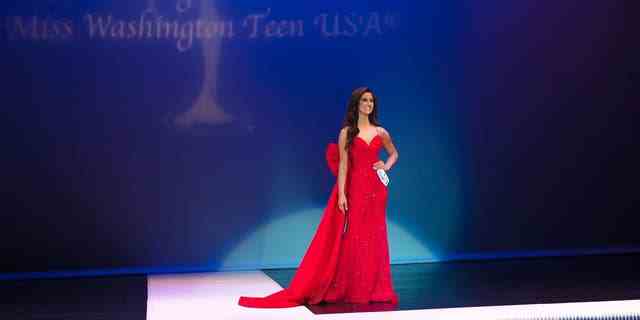 Kailia Posey nahm im Februar an der Wahl zur Miss Washington Teen USA teil.