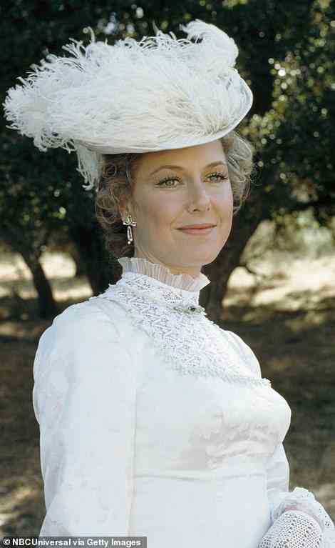 Karen Grassle played Caroline Ingalls in Little House on the Prairie. She is pictured in the show