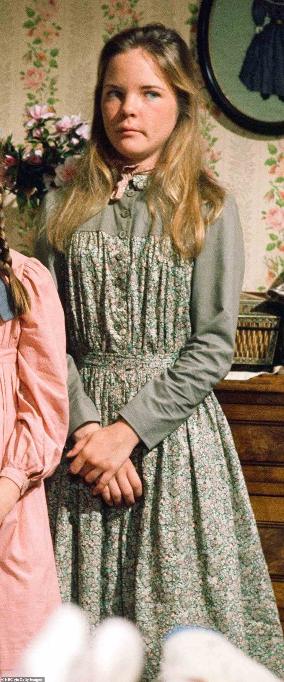 Anderson, 59, who was born on September 26, 1962, hails from Berkeley, California. Her first on-screen role was an episode of Bewitched in 1972. She also had a guest appearance in one episode of The Brady Bunch. She is pictured in Little House