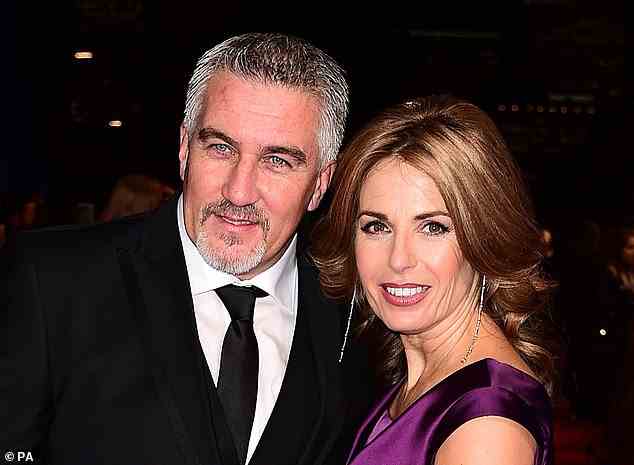 Paul pictured with his ex-wife Alex. The pair split after Paul had an affair with Marcela Valladolid, his younger co-judge on the American version of Bake Off