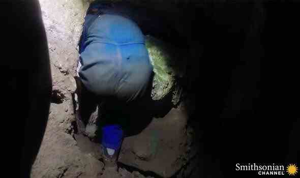 Höhlenforschung: Einige der Lücken in der Höhle waren nur einen Körper breit