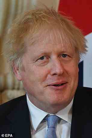 Boris Johnson, abgebildet am 13. Mai