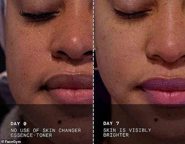 Sieben Tage später: Nach nur einer Woche Anwendung stimmten 88 Prozent der Teilnehmer einer klinischen Studie zu, dass ihre Haut heller/strahlender aussieht