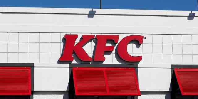 Ein KFC-Restaurant (Kentucky Fried Chicken) ist in Bloomsburg zu sehen.