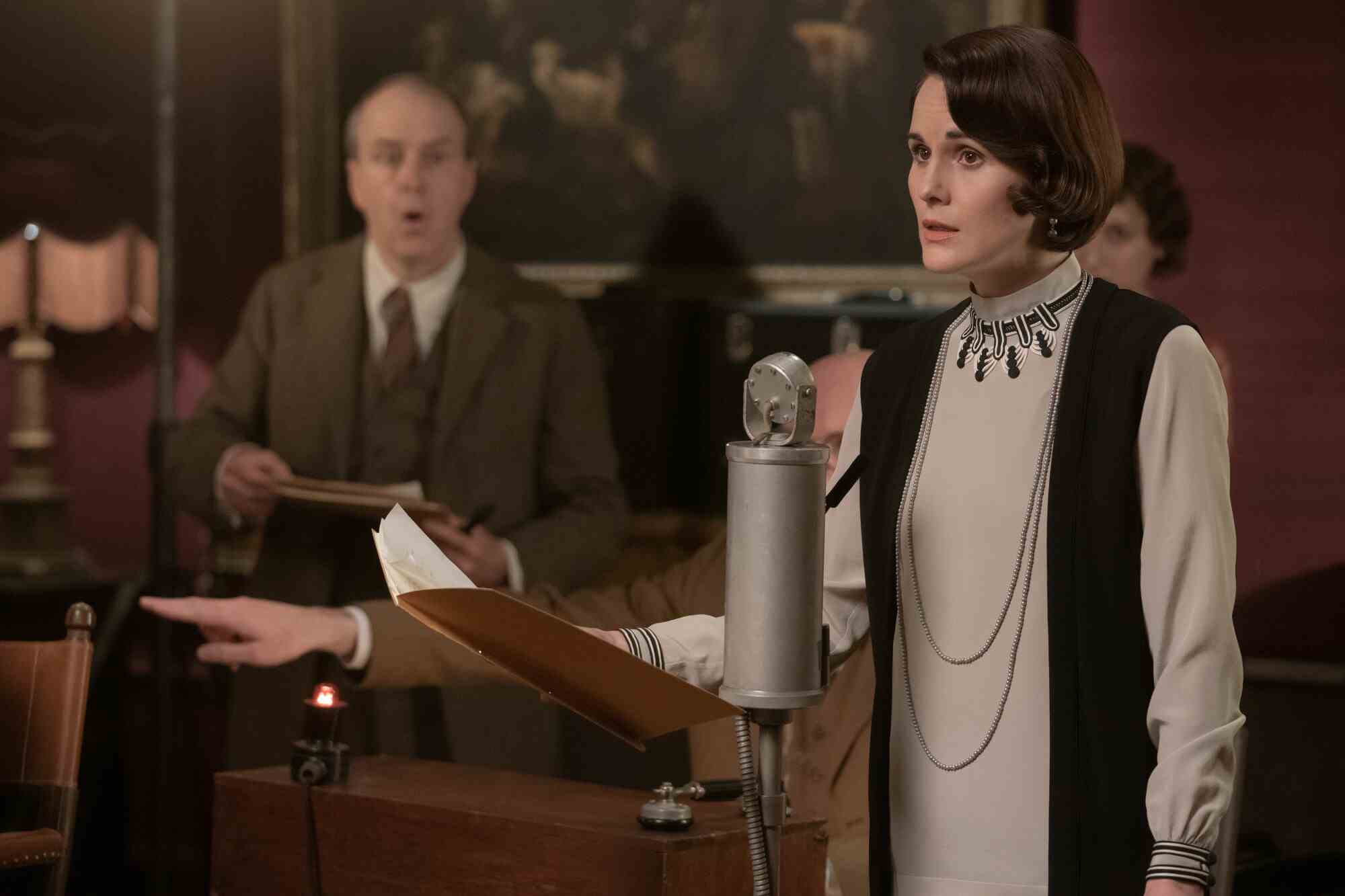Lady Mary von Michelle Dockery trägt einen der Haupthandlungsstränge in sich "Downton Abbey: Eine neue Ära."