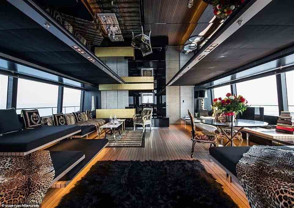 Necessities: The yacht is equipped with extensive entertainment equipment and a state of the art gym for the on-board guests