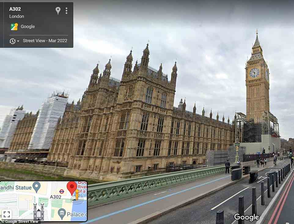 Zeit für eine Offenbarung: Londons Big Ben ist die beliebteste Street View-Suche in Großbritannien