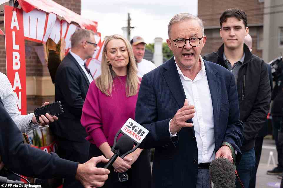 In a major realignment of Australian politics, Labor is increasingly becoming the party of well-off electorates near the city centre (pictured is Prime Minister Anthony Albanese with his girlfriend Jodie Haydon and his son Nathan0o