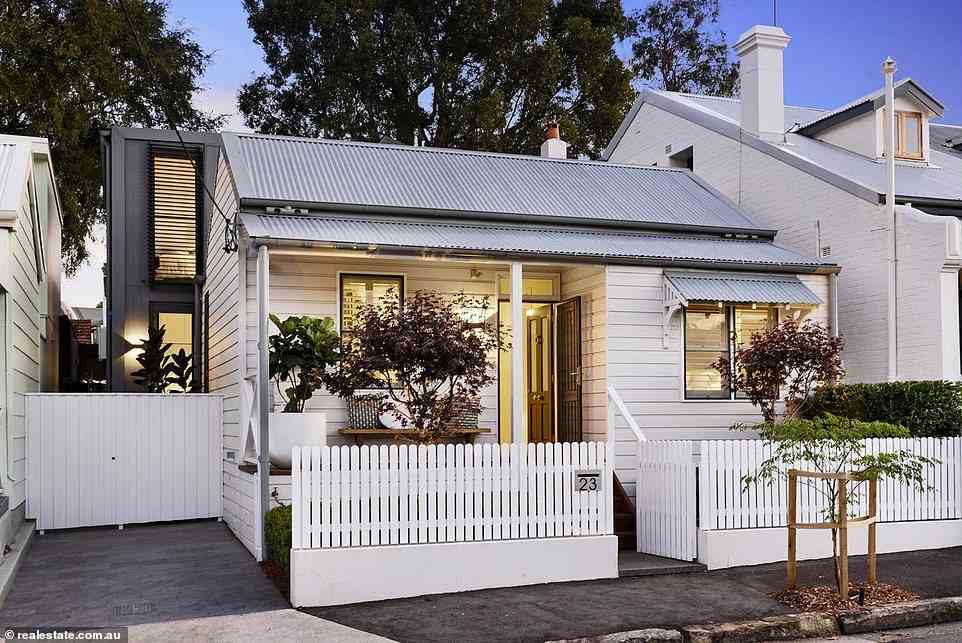 Prime Minister Anthony Albanese's Grayndler electorate in Sydney's gentrified inner west contains the Sydney Harbour suburbs of Balmain (house pictured in a suburb with a median house price $2.7million) and Balmain East (median house price $3.5million)