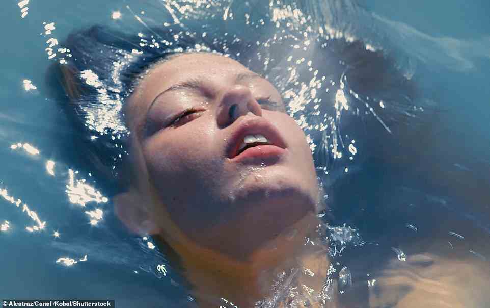 The two actresses later claimed they were put through 'horrible' conditions while working on the movie. Exarchopoulos is pictured in the film