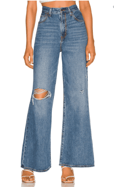 Levi's High Loose Flare Jeans