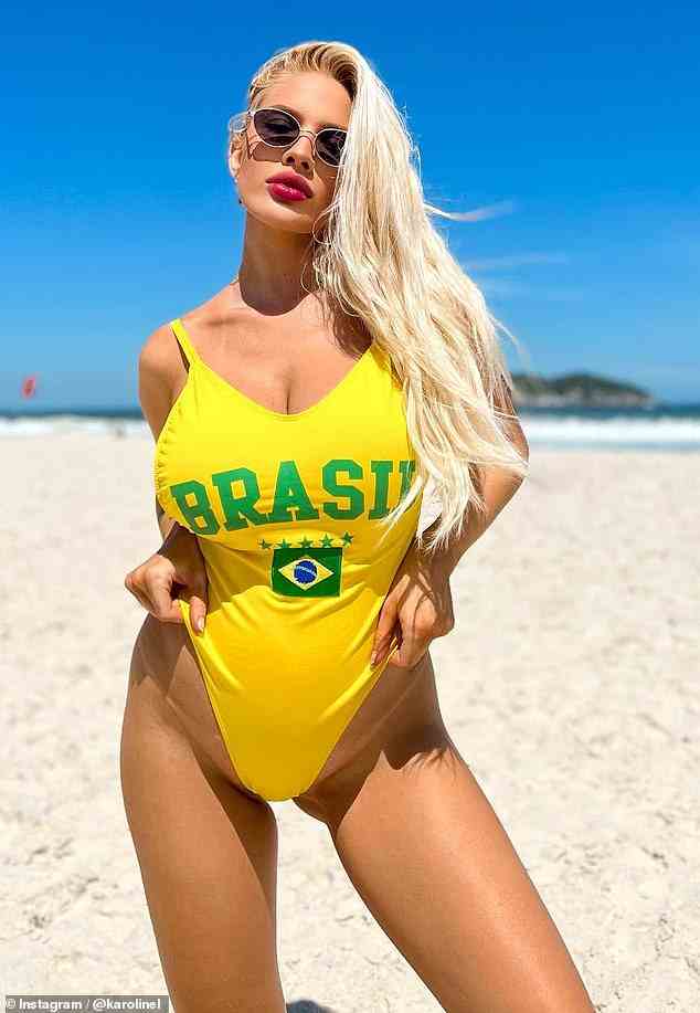 Brazilian influencer Karoline Lima, who has over 2 million followers on Instagram, has been dating Eder for over a year