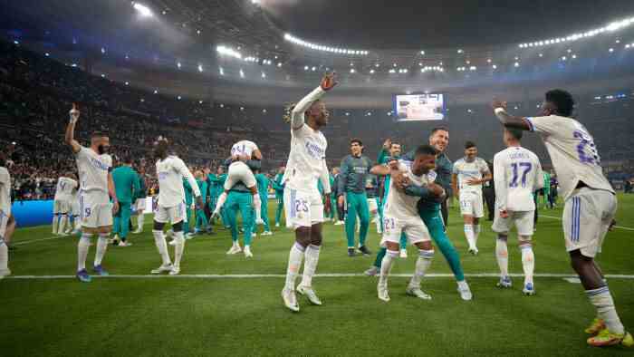 Real Madrid feiert seinen Champions-League-Titel
