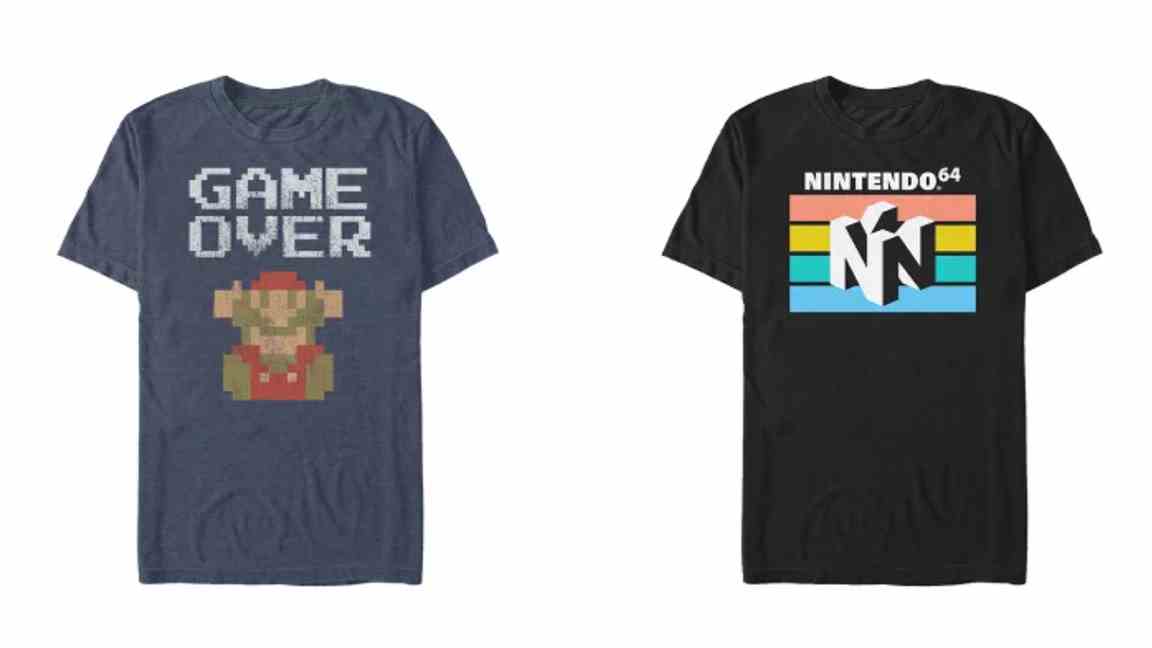 Fotos von von Nintendo entworfenen Shirts