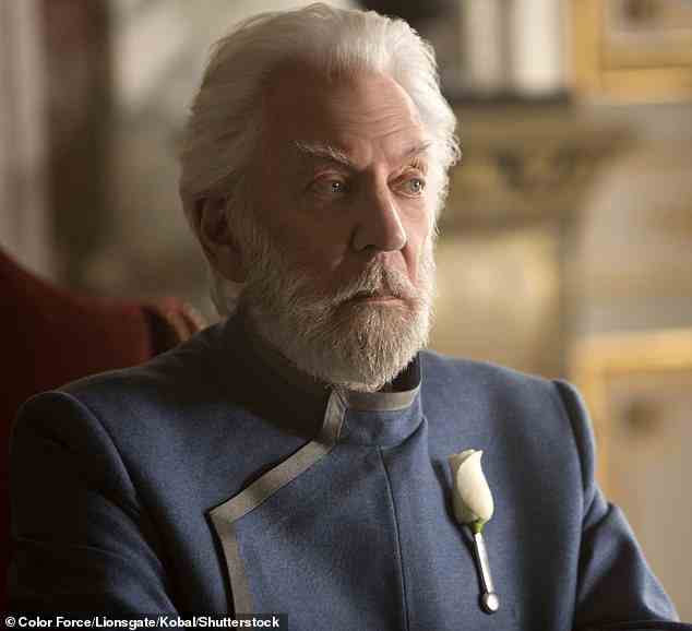 Leader: The Hunger Games-Filme zeigten Donald Sutherland als eine viel ältere Version von Coriolanus Snow, der zum eisernen Herrscher von Panem geworden ist