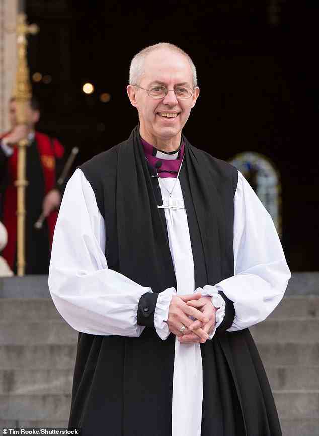 Die Kommentare des abgebildeten Erzbischofs von Canterbury kamen Tage vor Beginn der Feierlichkeiten zum Platinjubiläum der Königin