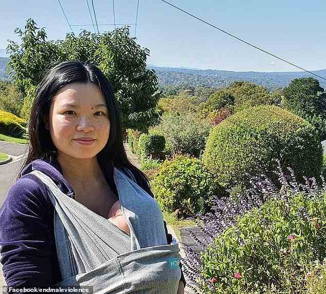Frau Cheng wurde von einem sterbenden Nachbarn am Hintertor des Hauses ihrer Familie in Croydon North, Melbourne, gefunden