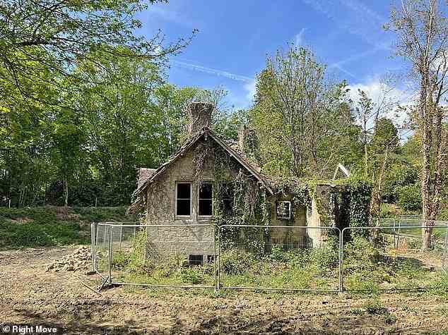 Redditoren haben argumentiert, dass eine heruntergekommene, ehemalige, denkmalgeschützte Gate Lodge (im Bild) in West Sussex zerstört werden sollte, anstatt zum Verkauf angeboten zu werden