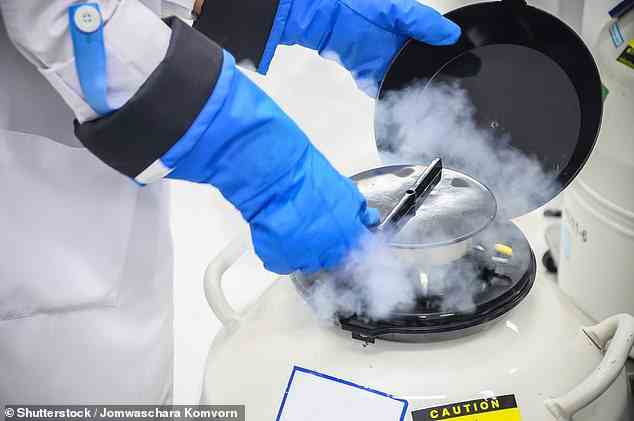 Männern wird von Kliniken in London die Möglichkeit gegeben, ihr Sperma einzufrieren, wie eine Untersuchung der Daily Mail gezeigt hat (Aktenfoto)