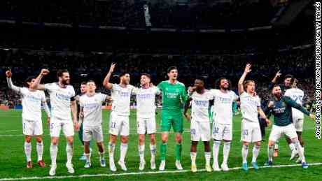Real Madrid feierte einen unglaublichen Sieg gegen Manchester City.