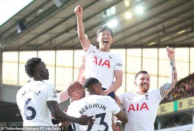 Tottenham besiegelte seine Rückkehr in die Champions League mit einem dominanten Sieg gegen Norwich
