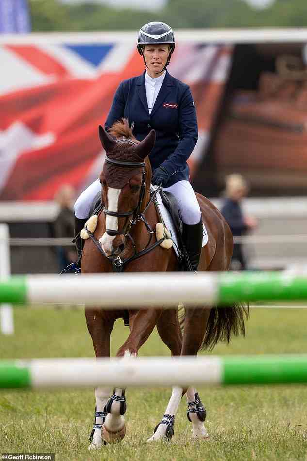 Zara Tindall reitet am Samstag Class Affair bei den Houghton International Horse Trials in Norfolk
