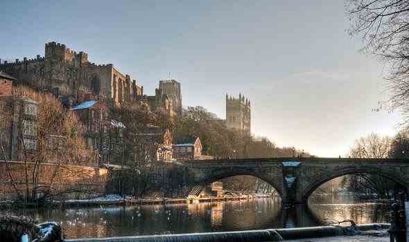 Mittelalterliches Großbritannien: Das Vereinigte Königreich verfügt über eine Reihe mittelalterlicher Städte und Städte wie Durham