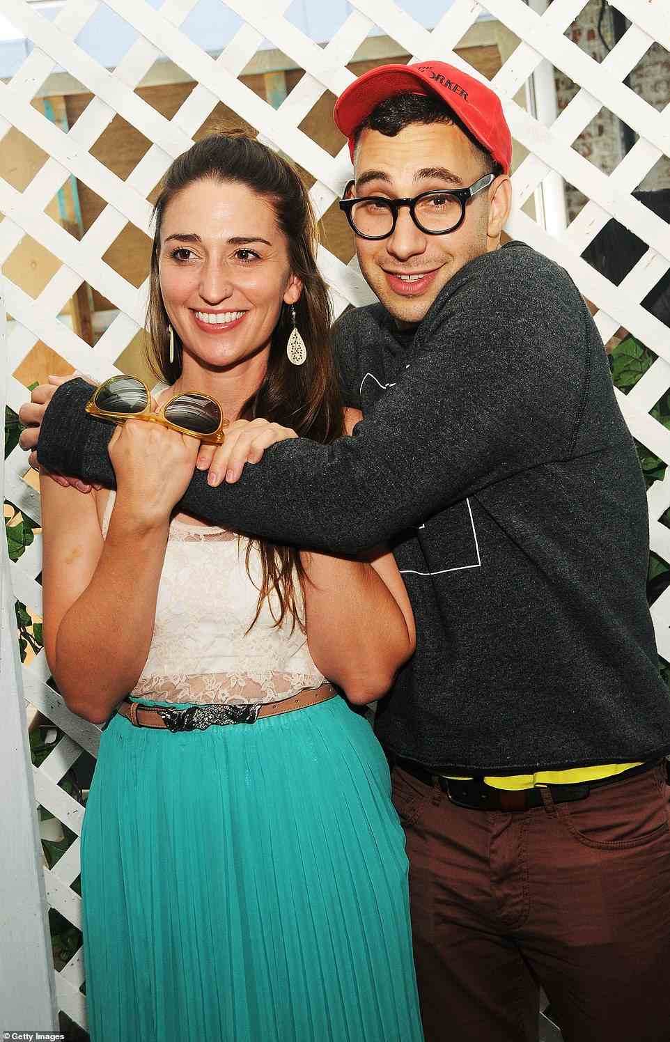 He also worked on the soundtrack for the romantic comedy Love, Simon, co-wrote Sara Bareilles' hit single Brave in 2013, and contributed to the production of P!nk's seventh album, Beautiful Trauma. He is pictured with Sara in 2012