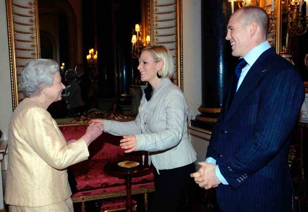 UK - Royalty - Queen Elizabeth - Zara Philips - Erfolgsempfang im Buckingham Palace