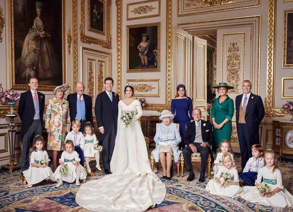 Offizielles Hochzeitsfoto von Prinzessin Eugenie und Herrn Jack Brooksbank