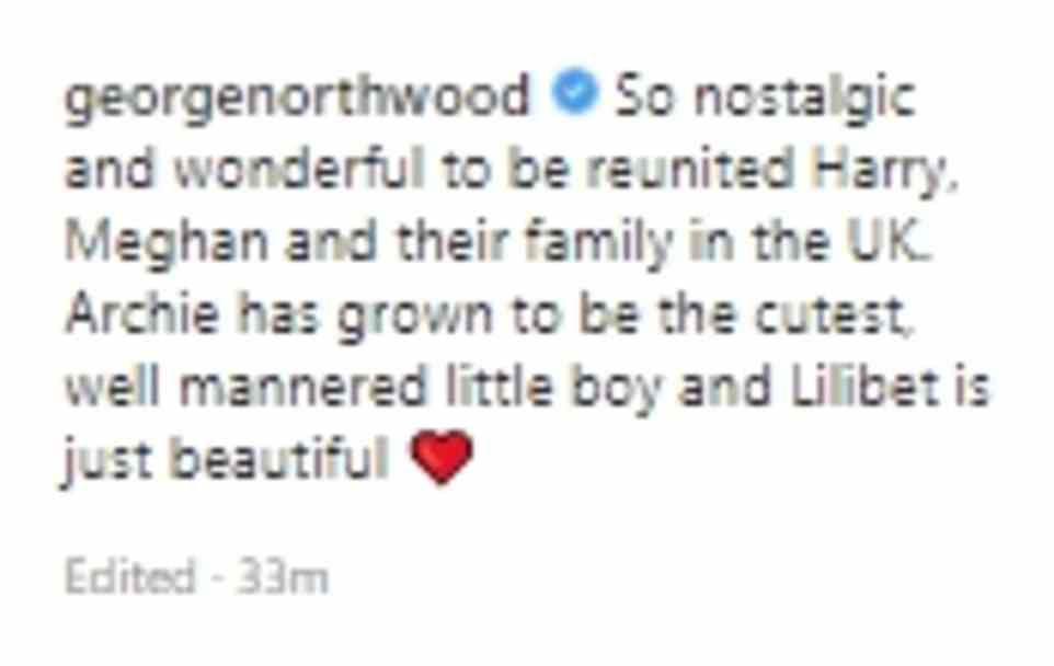 George Northwood, who recently jetted out to the Netherlands to do Meghan's beauty while she attended the Invictus Games with husband, shared a post on Instagram with several images of the Duchess today