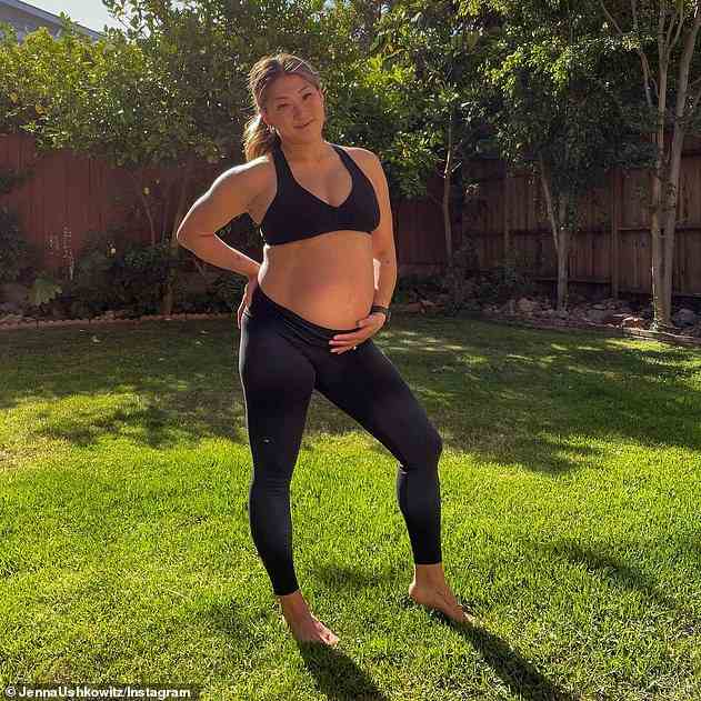 Leuchtend: Die Schauspielerin teilte Fotos von sich während ihrer Schwangerschaft