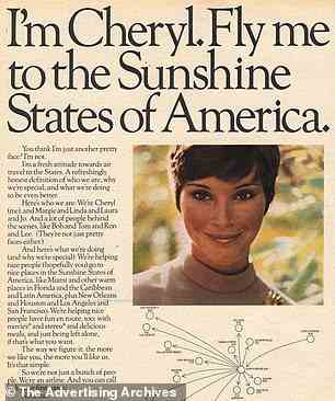 'You think I'm just another pretty face' - advertising for US airlines used to play up to the male gaze