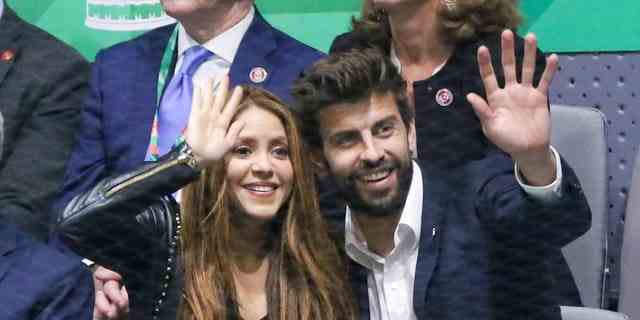 Shakira und Gerard Pique besuchen das Davis-Cup-Finale im Caja Magica am 24. November 2019 in Madrid, Spanien.
